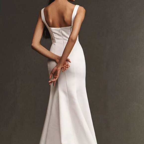 Bégum for Anthropologie Weddings Isla Wedding Gown Size 4 NEW - Picture 4 of 6